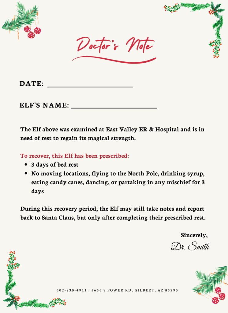 Elf on the Shelf Doctor Note_2024 